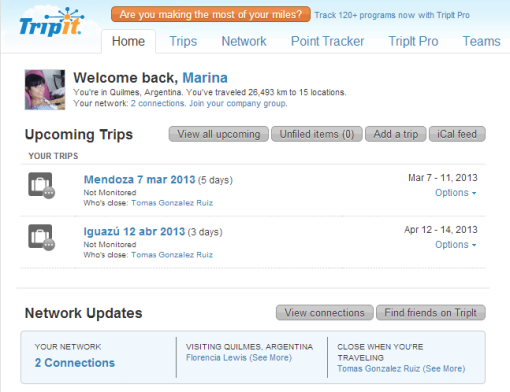 TripIt  Online travel itinerary and trip planner
